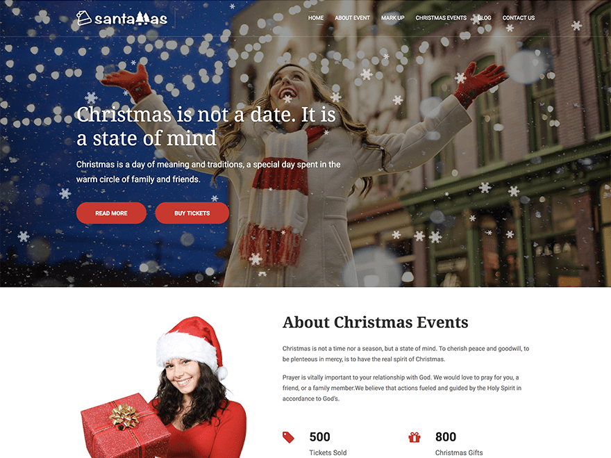 SantaMas Christmas WordPress Themes