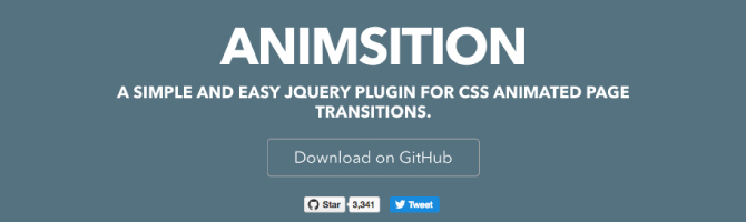 Animsition jquery plugins