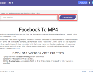 How to Convert Facebook Video to MP4